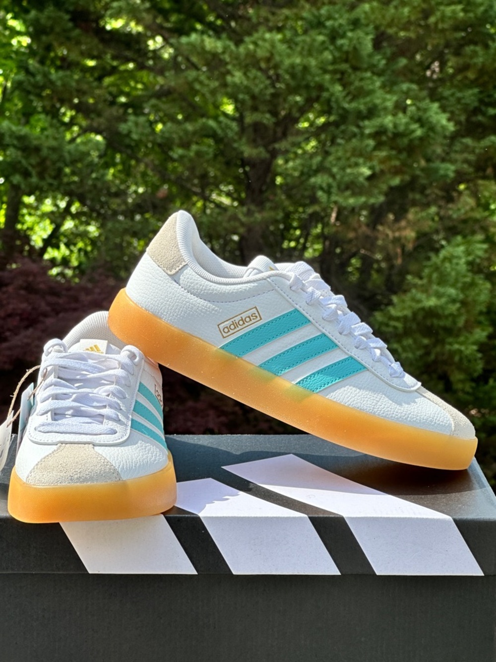 Adidas VL Court 3.0 Low Casual Everyday Sneaker Womens 6.5 fits Youth GS 5Y NEW - Picture 1 of 13